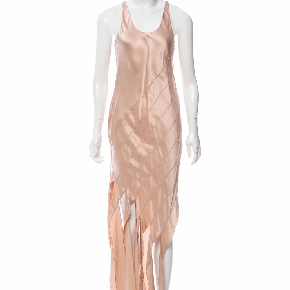 alexander wang silk sleeveless dress